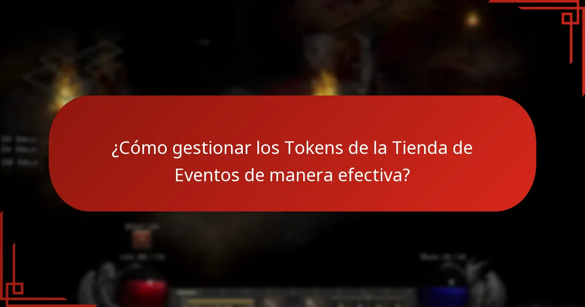 ¿Cómo canjear Tokens de la Tienda de Eventos?
