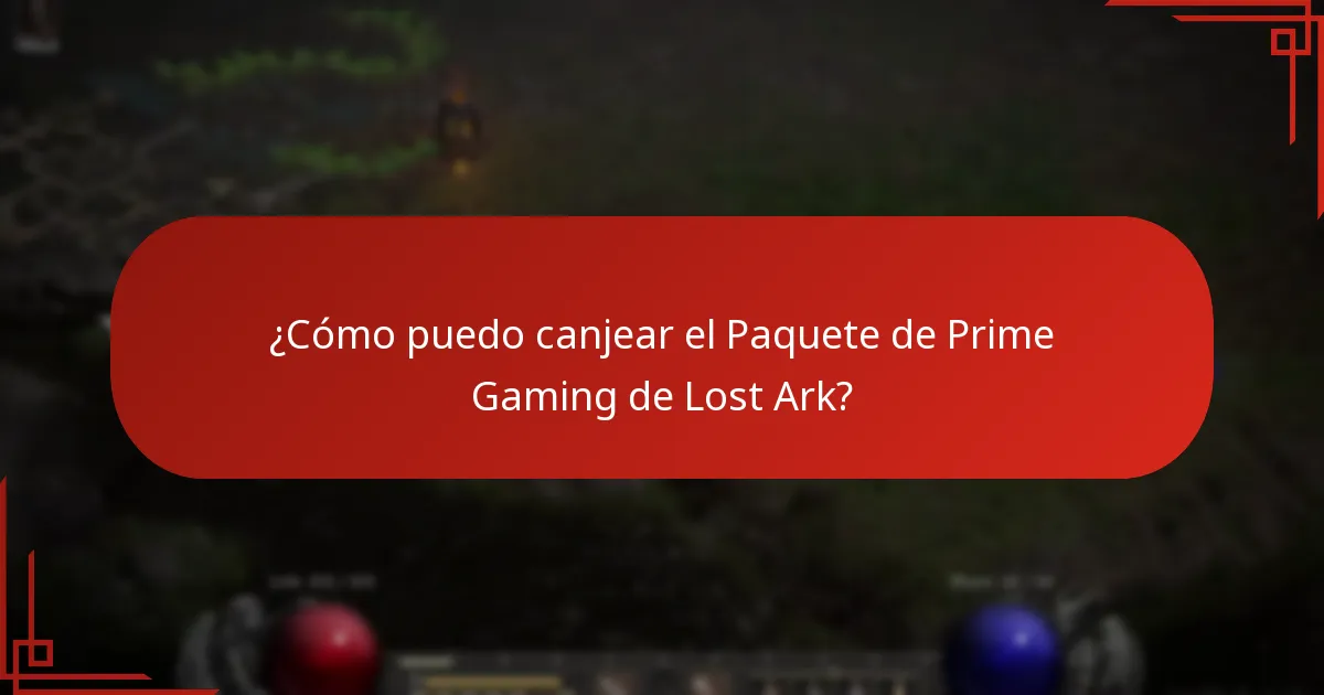 ¿Cuándo está disponible el Paquete de Prime Gaming de Lost Ark?