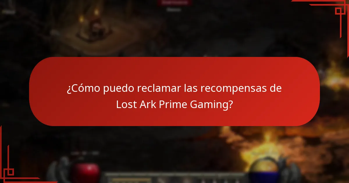 ¿Cuáles son las recompensas actuales y futuras de Lost Ark Prime Gaming?