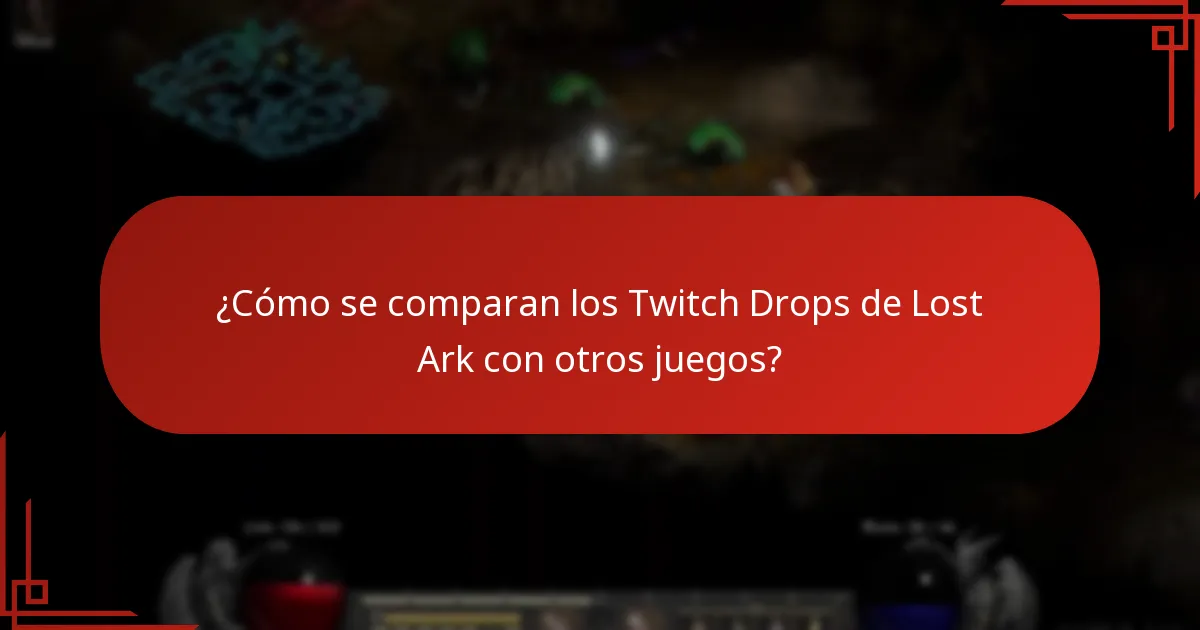 ¿Qué recompensas se han ofrecido en Lost Ark Twitch Drops?