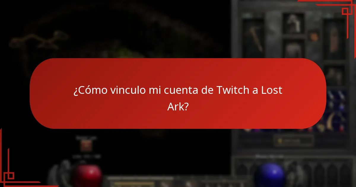 ¿Cómo reclamo mis recompensas de Twitch Drops en Lost Ark?