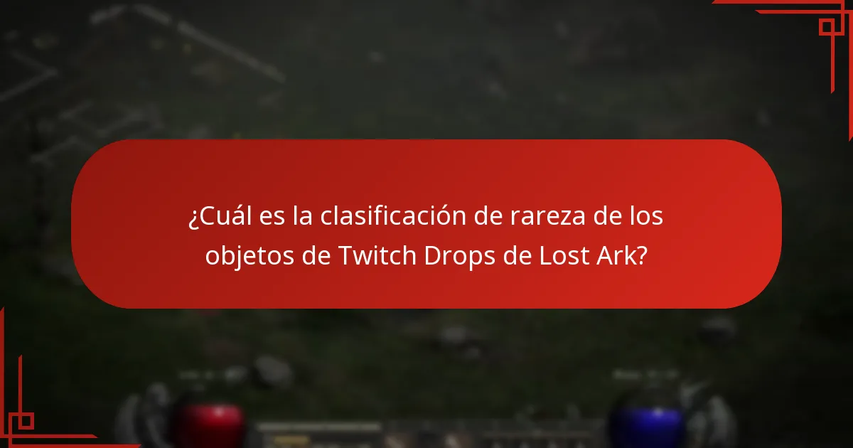 ¿Cuál es el valor de mercado de los objetos de Twitch Drops de Lost Ark?