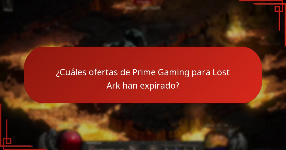 ¿Cómo reclamar efectivamente las ofertas de Lost Ark a través de Prime Gaming?