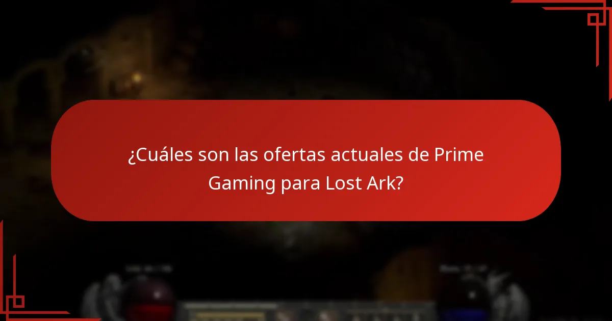 ¿Cómo se comparan las ofertas de Prime Gaming de Lost Ark con otras promociones de juegos?