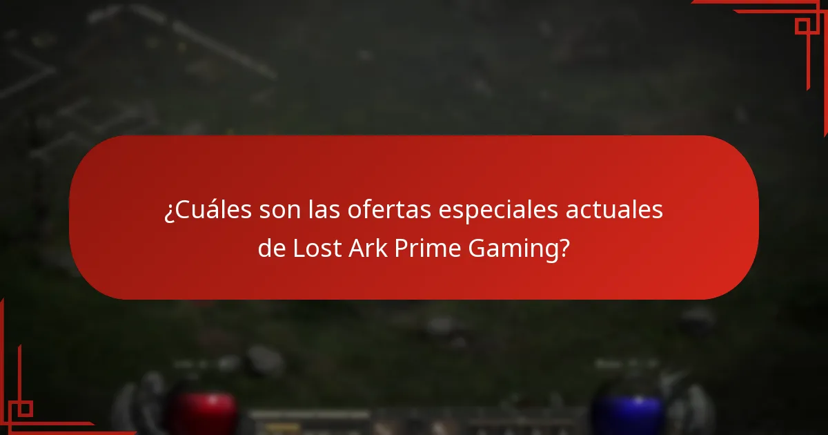 ¿Cuándo cambian las ofertas de Lost Ark Prime Gaming?