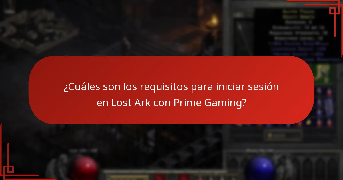 ¿Cómo pueden los usuarios solucionar problemas de inicio de sesión en Lost Ark con Prime Gaming?