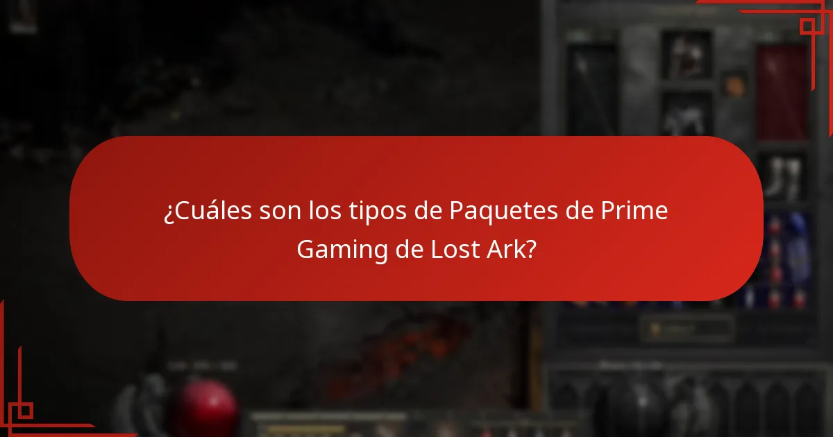 ¿Cómo acceder a los Paquetes de Prime Gaming de Lost Ark?
