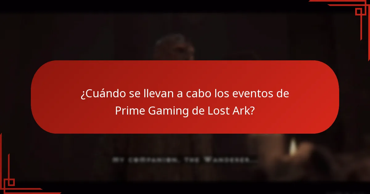 ¿Cómo maximizar la participación en los eventos de Prime Gaming de Lost Ark?