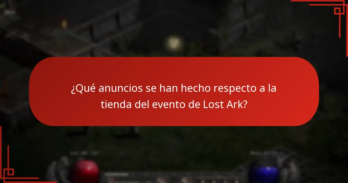 ¿Cuáles son las reacciones de la comunidad a las actualizaciones de la tienda del evento de Lost Ark?