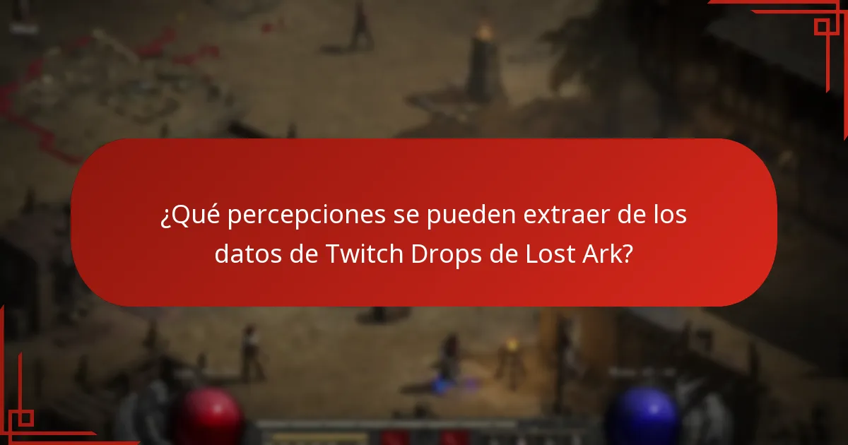 ¿Qué estadísticas están disponibles para los Twitch Drops de Lost Ark?